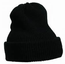 Cap AUSTRAL, winter, knitted, black