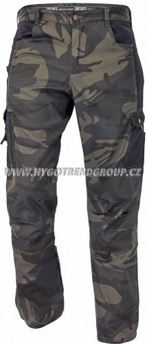 Kalhoty CRAMBE, camouflage, vel. XL