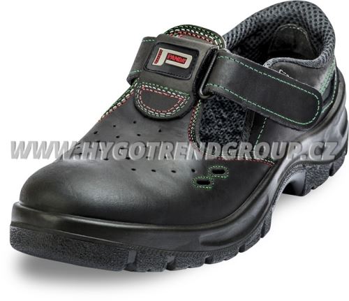 Sandals shoes STRONG TOPOLINO O1 SRC, without steel toe, black, No. 39