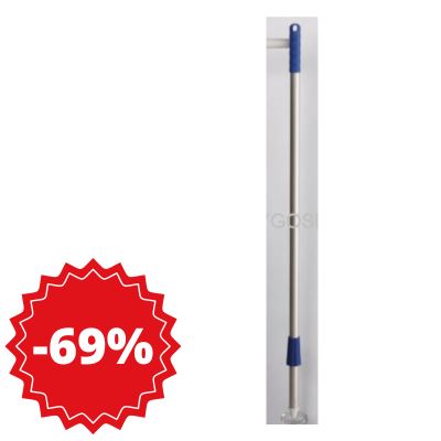 Haug, aluminum handle, 100 cm, diameter 25 mm, blue handle