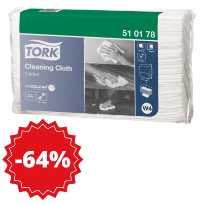 Tork soft cleaning cloth - folded (SOFT Top Pak), 1 layer, 150 t., white