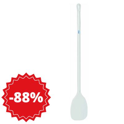 Large Vikan wooden spoon, long handle, 170°C
