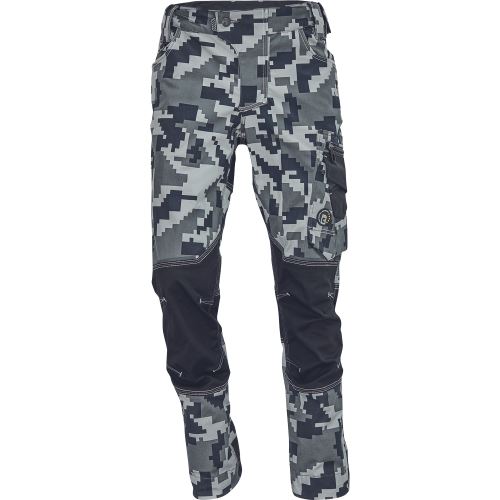 Work trousers NEURUM CAMOUFLAGE, anthracite