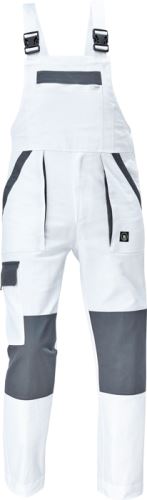 Pracovní kalhoty MAX NEO, lacl, bílá, č. 54