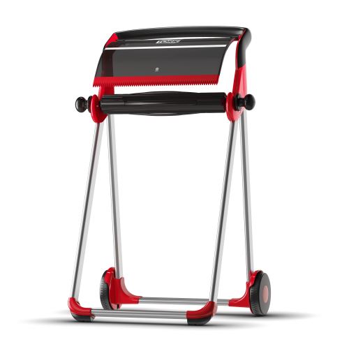 Tork floor stand for large and small rolls, metal, shape A, red - black