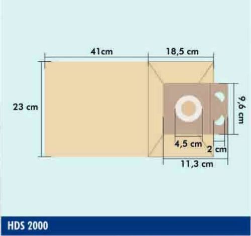 Bag height NILFISK GD 1010, GD 910, HDS 2000, VC 300 ECO, VP 300 EU
