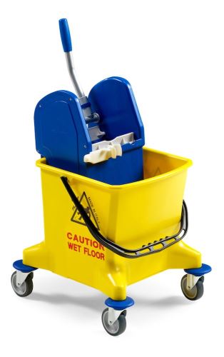 Filmop Cleaning cart BABY 25L with squeezer 7004A, plastic, yellow