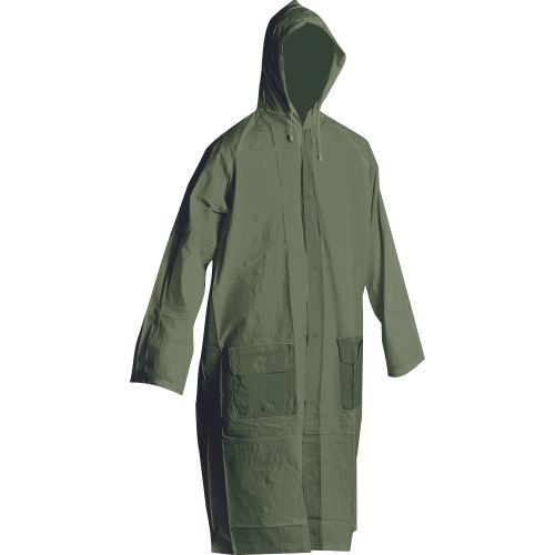 IRWELL raincoat PVC green