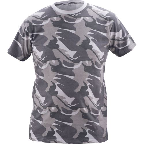 CRAMBE T-shirt, gray camouflage