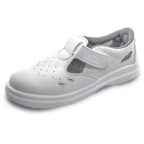 Shoes LYBRA S1 SRC, sandal, white, size 43