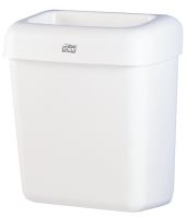Tork waste bin, 20L, plastic, white