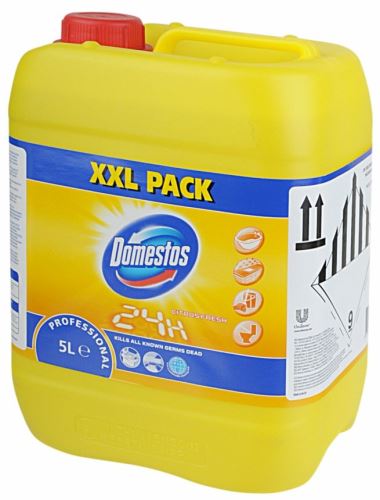 DOMESTOS CITRUS FRESH WC, 5L, yellow