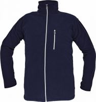 Bunda fleece KARELA, bez podšívky, navy, XL