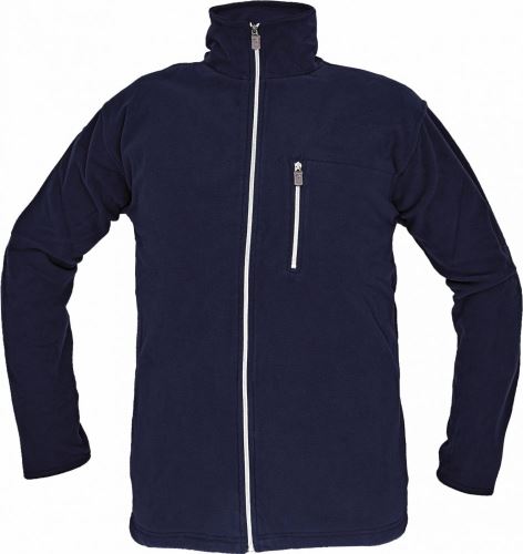 Bunda fleece KARELA, bez podšívky, navy
