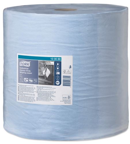 Tork Heavy-Duty Industrial Paper Towel, Blue
