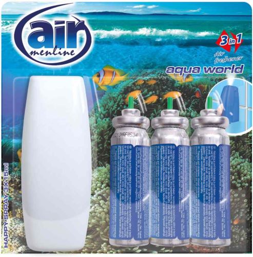 Air freshener, 3 x 15 ml, set, aqua world