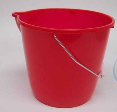 Bucket Swan 12L, plastic with spout (13823)