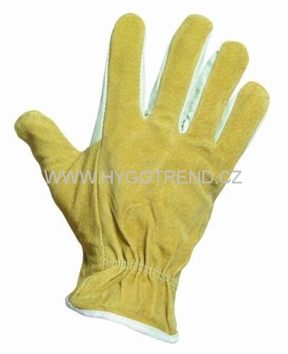 Work gloves HERON, full leather.