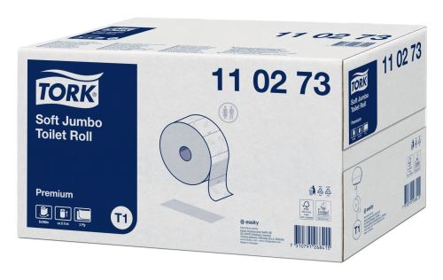 Tork Premium Toilet Paper - Jumbo Roll, 2 Ply, 1800 Count, 1 x 6, White