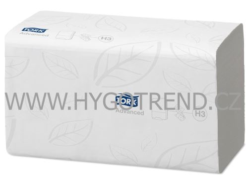 Tork Singlefold Flushable papírové ručníky, bílé