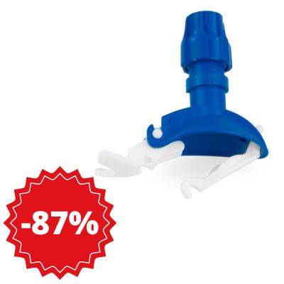 Filmop MOPPY fringe mop holder, plastic, blue