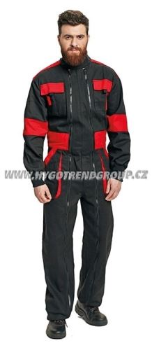 MAX SPEED jumpsuit, black/red, size 60