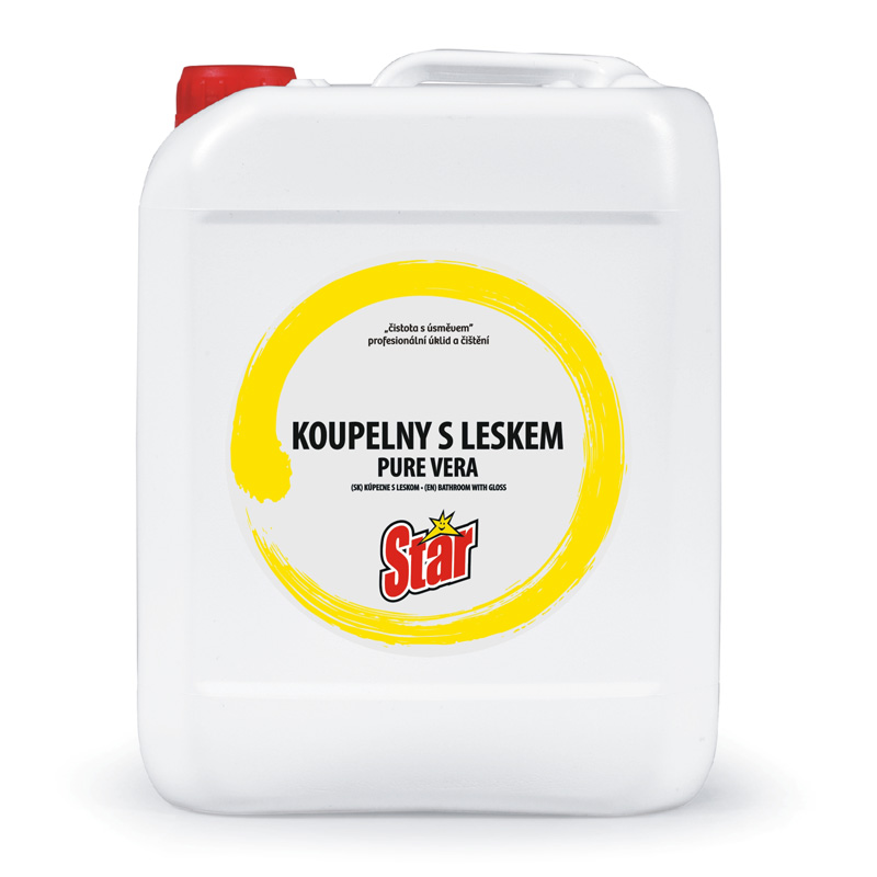 Star koupelny s leskem pure vera, 5l