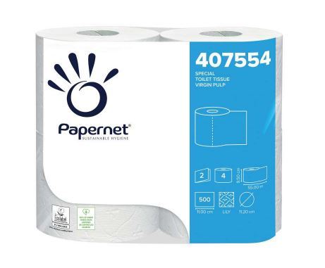 Toilet paper SPECIAL PAPERNET, 2 layers, white, 15 x 4 rolls