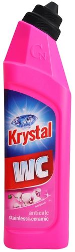 KRYSTAL WC CLEANER, 750 ml, economy, pink