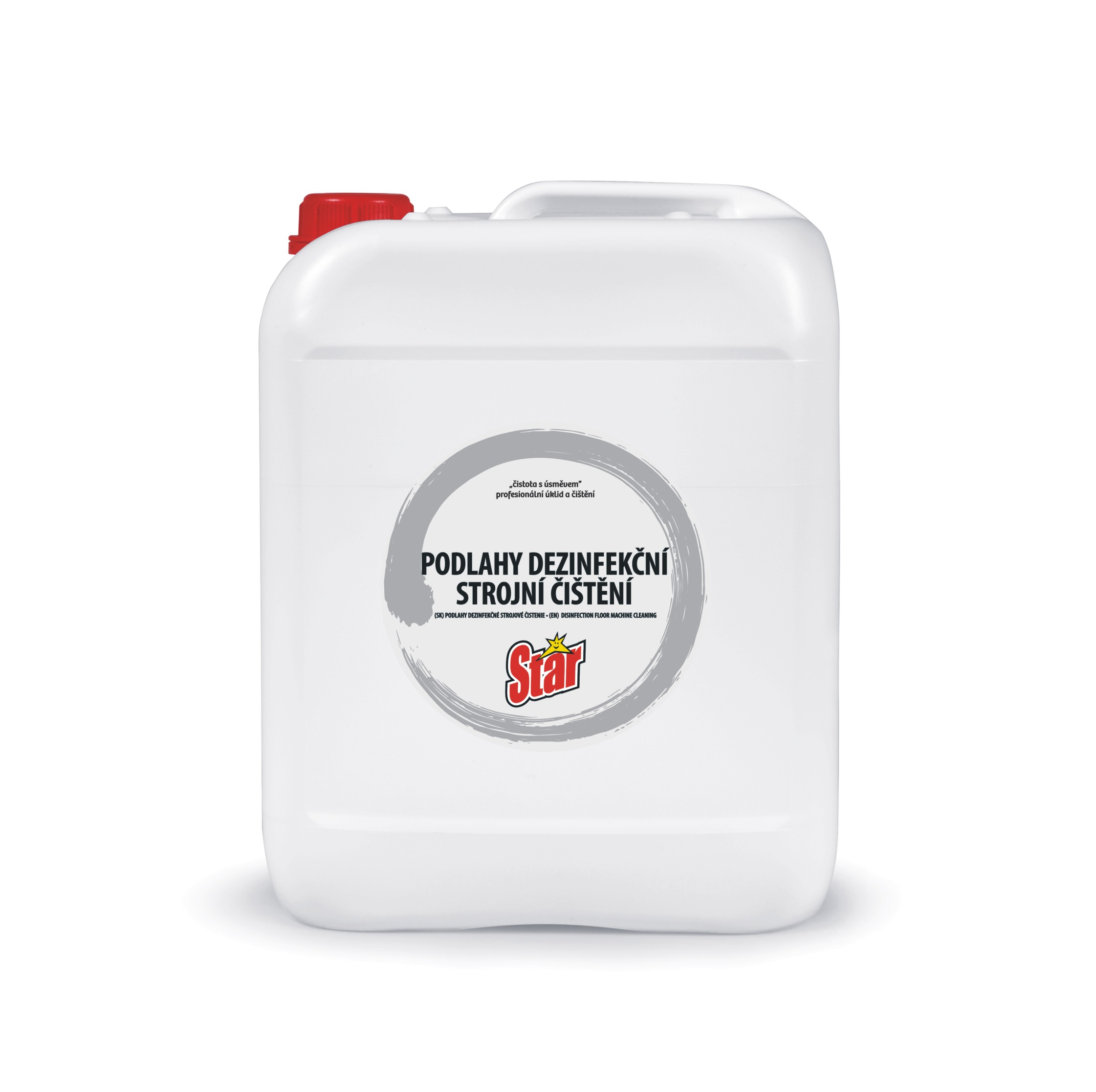 Star na podlahy, strojní čištění, dezinfekční, 10l