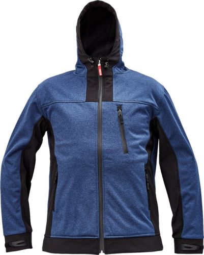 Bunda HUYER SOFTSHELL, royal modrá, vel. M