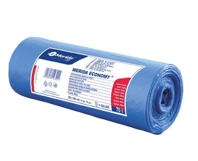 Bags resp. blue MDP, 60 x 90 cm, 6 mi, 70L, 50 pcs/roll