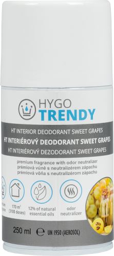 Interiérový deodorant HYGOTRENDY, náplň do el. osvěžovače, 250 ml