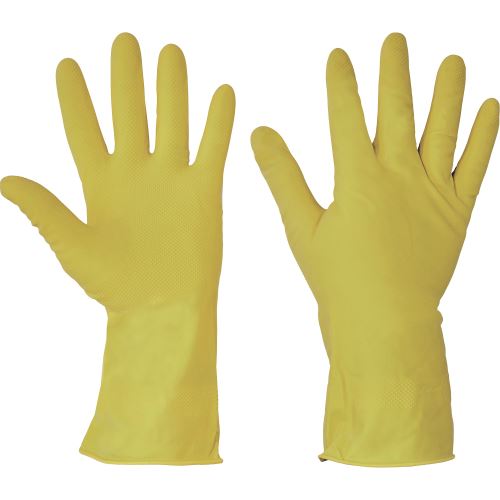 STARLING rubber gloves, yellow