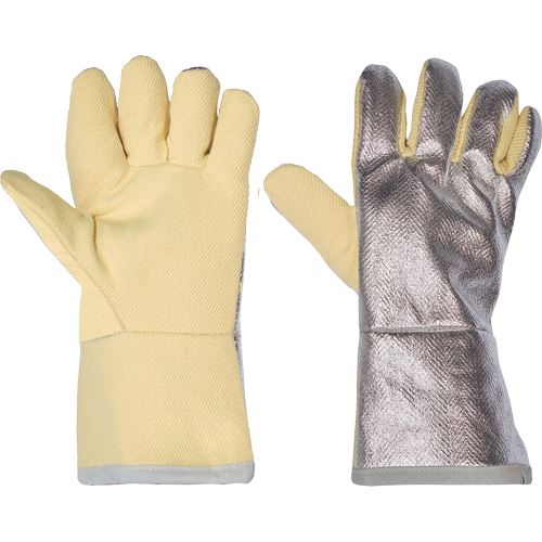 Rukavice pracovní SCAUP AL, aramid, tepelně odolné, 2 vrst., prstové, vel. 10