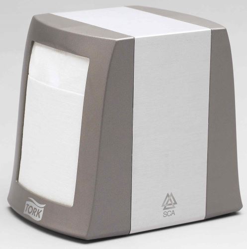 Tork Napkin dispenser, 25 x 30, aluminium/plastic