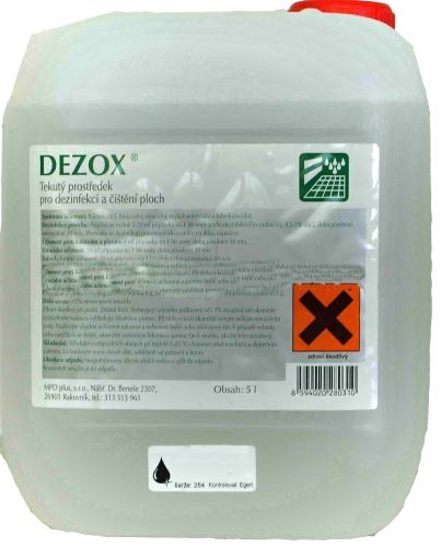 DEZOX, surface disinfection, 5L