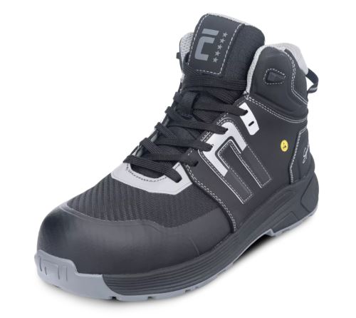 SIGN-F S1PS ESD Grey Low Shoe, Size 43