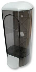 Liquid soap/gel disinfectant dispenser, NOVO, smoke plastic, 800 ml
