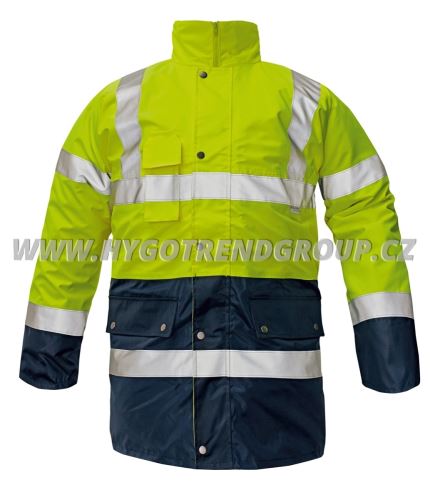 BI ROAD HV jacket, yellow/navy, size L