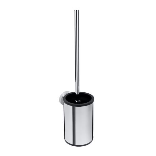 Wall-hung toilet set, chrome, black brush