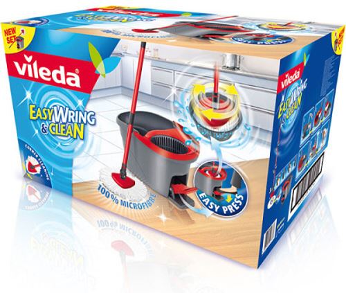 VILEDA EASY MOCIO MOP SET, bucket + wringer + mop