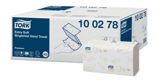 Tork Singlefold extra fine paper towels