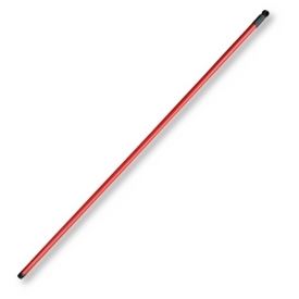 Broom handle, 130 cm, coated, short fine thread