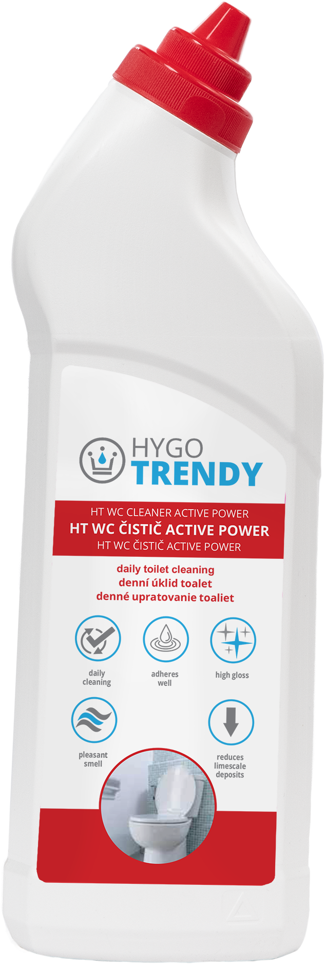 Wc čistič active power hygotrendy, 750 ml