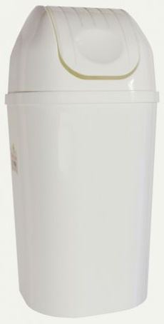 Waste bin DIN DON, 50L, clip, plastic
