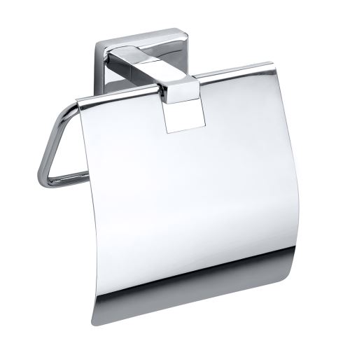Toilet paper holder, with cover