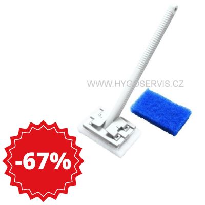 F/Haug, pad holder with handle 390 mm + PAD 2 pcs, 240°C, white