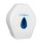 Toilet paper dispenser mini jumbo HYGOTRENDY, plastic, white, dia. 200 mm (5530)