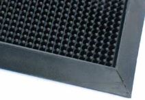 FINGERTIP mat, 80 x 100 x 1.6 cm, black